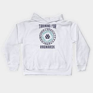 Ragnarok Norse Mythology Viking Valhalla Nordic Runes Kids Hoodie